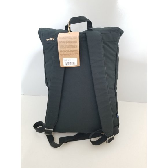 Fjallraven Foldsack No. 1 Backpack in Black main image 8